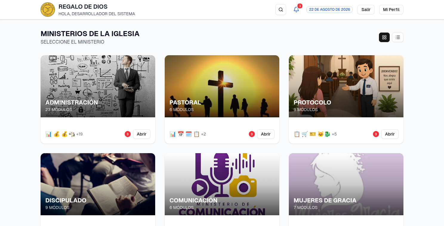 Captura del proyecto IRDD